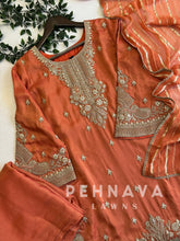 Tissue Embroidered Suit