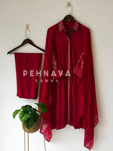 Muslin Embroidered Ensemble D010