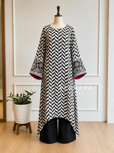 Sleeve Embroidered Two Piece Set 5197