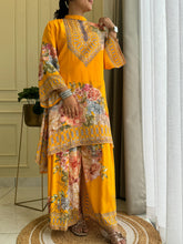 Crepe indo-western co-od set-10210