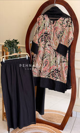 Paisley Printed Cotton Suit