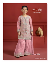 Kids party wear -ready to wear MKS-W23-23-PINK