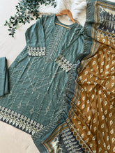 Cotton Embroidered Suit Ft.Cotton Duppatta-3505