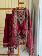 Organza Heavy Handworked Suit-5170