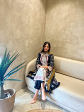 Printed casual suit with chiffon dupatta - 2153/1114