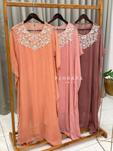 Premium Floral Handworked Kaftan Suit 2705