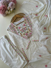 Pure Cotton Floral Embroidered Suit-3939