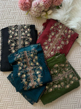 Premium viscous muslin suit-246