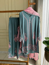 New Blue&Green Trendy Farshi Salwar-209 - Pehnava Lawns