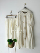 Rose Embroidered Panel Three Piece Set-N3022