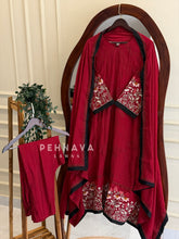 Floral Embroidered Suit Set 13186
