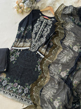 Black Printed Pakistani Cotton Suit