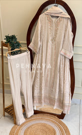 Agha Noor Formal Chiffon Ensemble