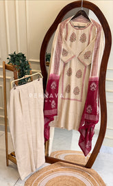 Block Print Cotton Suit Set 12609