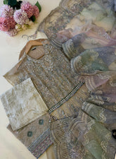 GLAMOURA BY NOOR'S SEMI-STITCHED 3PC | D-01