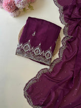 Pure Chinnon handworked Un-stitched suit-1628