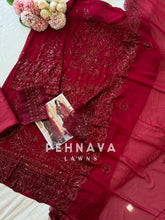 Georgette embroidered party wear -6014