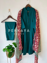 Front Panel Kurta Set with Dupatta
