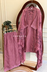 Panel Lace Suit Set 1491