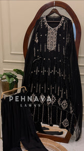 Heavy Handworked Anarkali Attire
