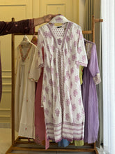 Mul cotton 3 Piece set -pink /blue