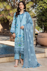 CHARIZMA 3-PC UNSTITCHED PRINTED LAWN COLLECTION CP5-09