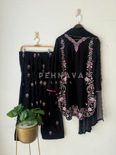 Floral Embroidered farshi Salwar -261 - Pehnava Lawns