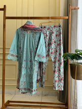 Premium Floral Print lawn suit with Embroidery