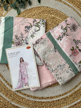 Khaadi Unstitched embroidered Lawn suit-0109