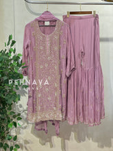 Heavily Handworked Sharara with Pure Chiffon Dupatta