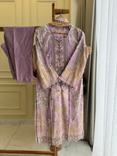 New Stitched Embellished Floral Suit-1