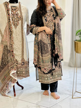 Crepe Hand detailed suit -with color options 160