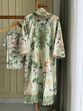 Cotton Casuals with Self Embroidered Dupatta-3908