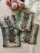 Premium Muslin Suit with Bloomy Prints-240