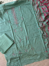 Fully embroidered Cotton suit Ft. Embroidered Dupatta-1263