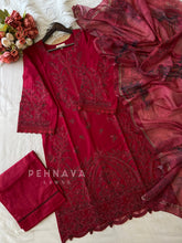 Semi-Stitched Rayon Embroidered Casual Wear-1215 - Pehnava Lawns