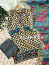 Printed Casual Cotton Suit-1290