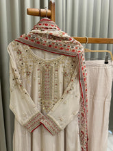 Premium Handwork Anarkali Suit with Floral Print Dupatta