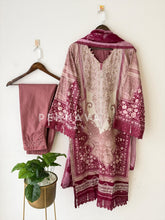 Pink Neckline Embroidered Pak-Suit AZ-1361-C