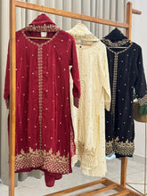 Premium Crepe suit with Handwork detailings