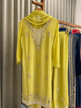 Chinnon handworked suit with Sharara Bottom