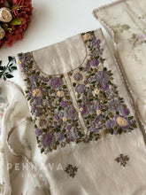 Premium Crushed Tissue Embroidered Unstitched Suit