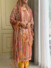 Dual Shaded Party wear Crepe Georgette Suit