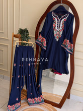 Floral Embroidered Farshi Salwar