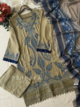 Floral Embroidered Rayon Suit-1125 - Pehnava Lawns