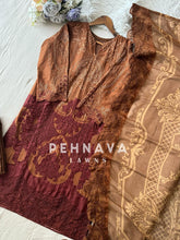 Multi Shaded Suit With Appliqué Design-1286A