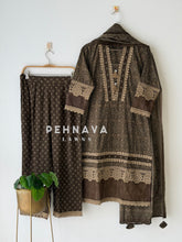 Lace Trimmed Printed Suit Set