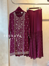 Premium hand worked sharara suit