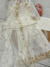 Pure Crepe Handworked Un-stitched suit-1678