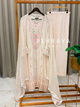 Premium Silk Embroidered Suit - Pehnava Lawns